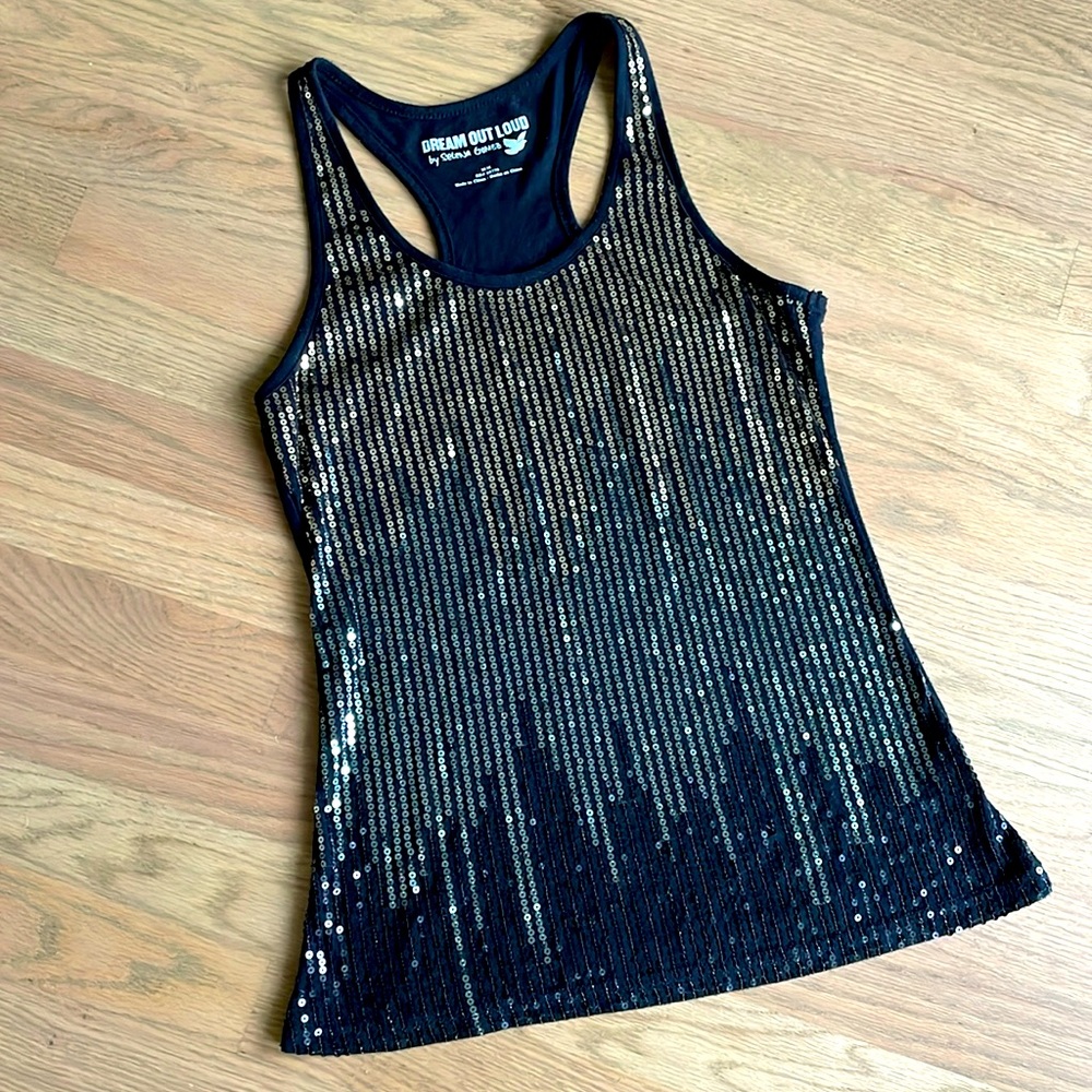 SOLD💔Selena Gomez Sequin tank top